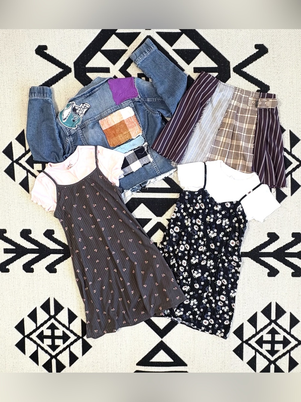 Girls Bundle 90s Y2K Inspired Clothing Size 10/12 Large